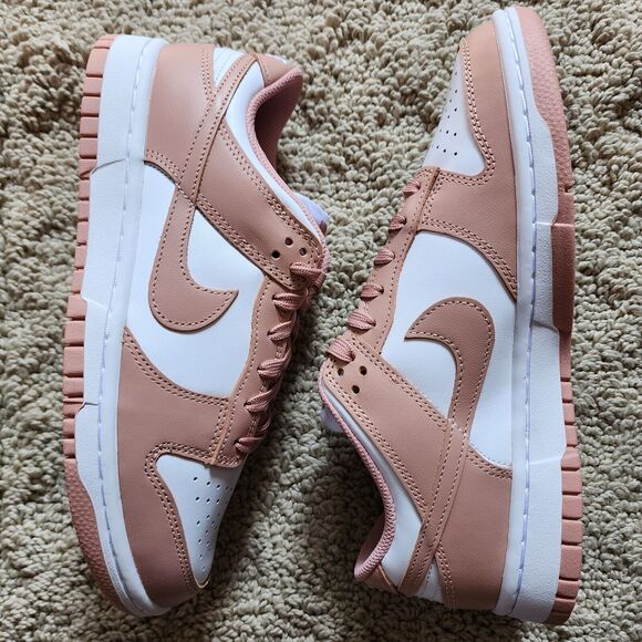 Wmns Nike Dunk Low Rose Whisper Brand New Sz 8 - Picture 1 of 10